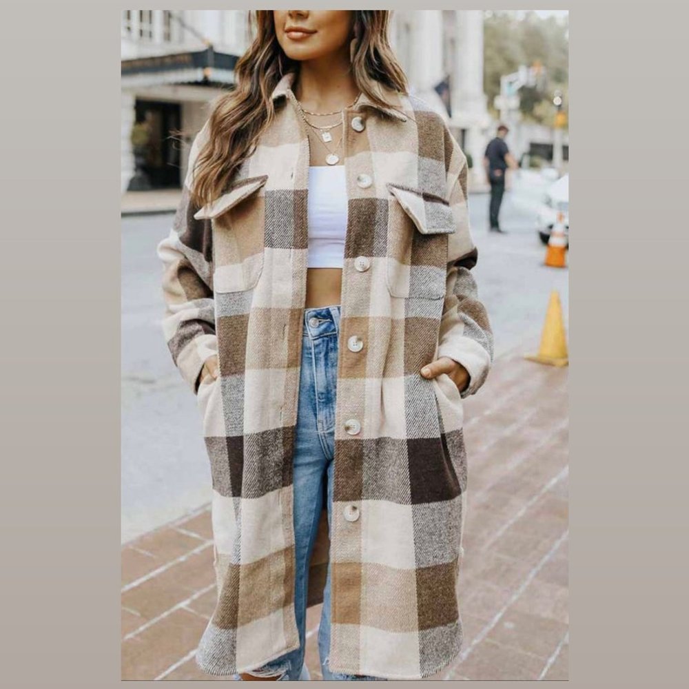 Longline Flannel Shacket